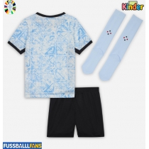 Portugal Auswärts Trikotsatz Kinder EM 2024 Kurzarm (+ Kurze Hosen)